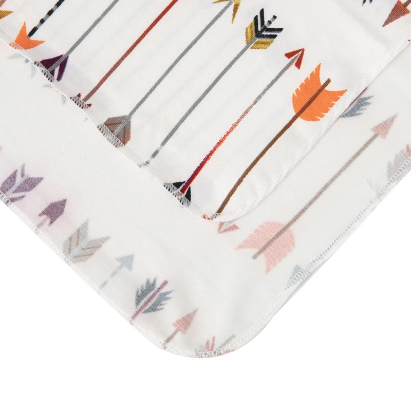 

2 Pcs Newborn Baby Receiving Blanket + Hat Set Swaddle Wrap Cap Kit Bath Towel T8ND