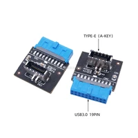 motherboard adapter card usb3 0 20pin19p to usb 3 1 key a type e gen2 adapter for pc motherboard card riser raiser
