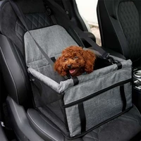 folding pet car booster seat cats carrier foldable stable pvc frame car seat