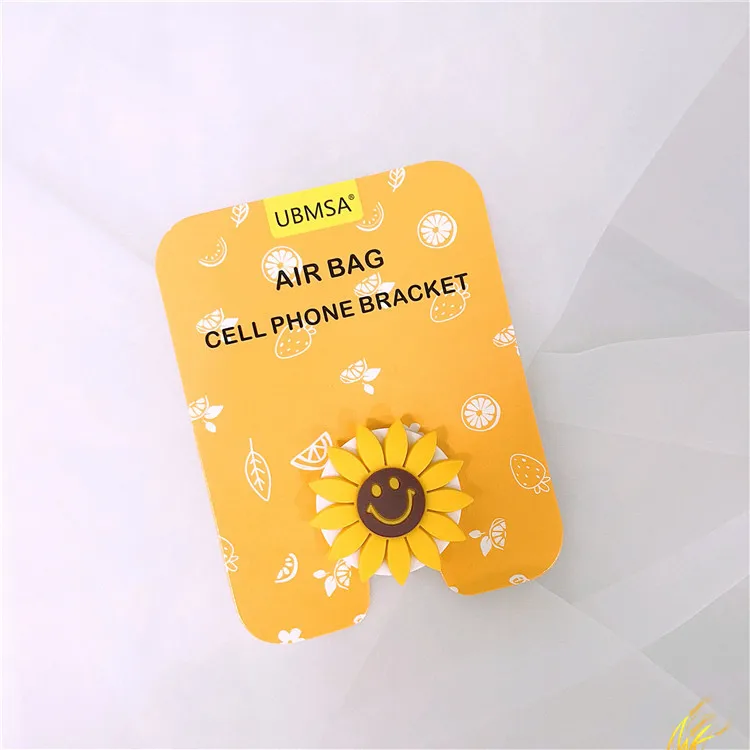 sunflower Универсальная подставка для мобильного телефона, автомобильный держатель с гибким креплением для iphone 6, 7, 8, xs, xiaomi, мультяшный hello kitty, Doraemon - Цвет: sunflower