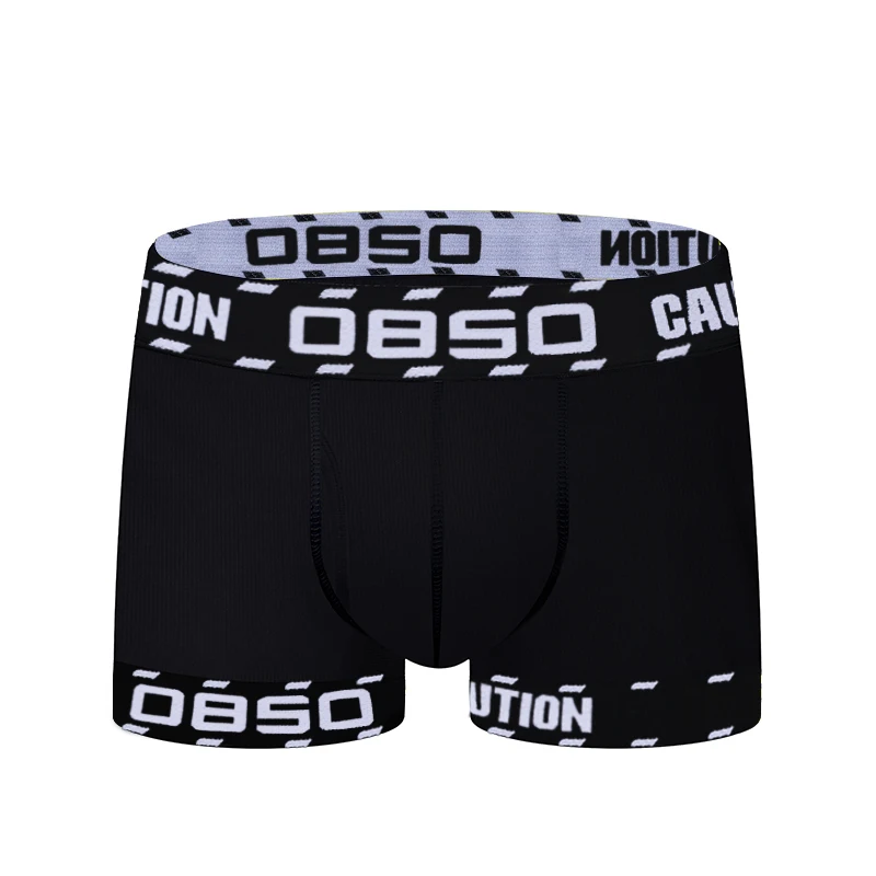 

0850 Ins Men Underwear Cotton Boxers Shorts Comfortable Boxer Male Panties Low Waist Boxershorts Man Underpants U Convex BS3104