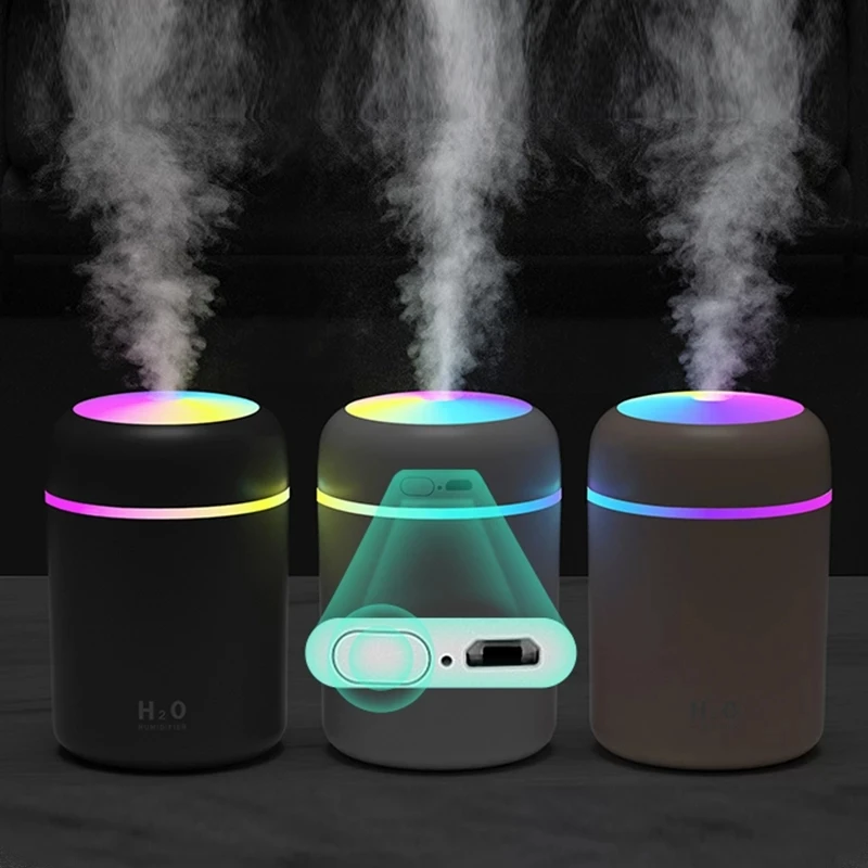 Портативный увлажнитель воздуха бытовой миниатюрный освежитель для спальни с