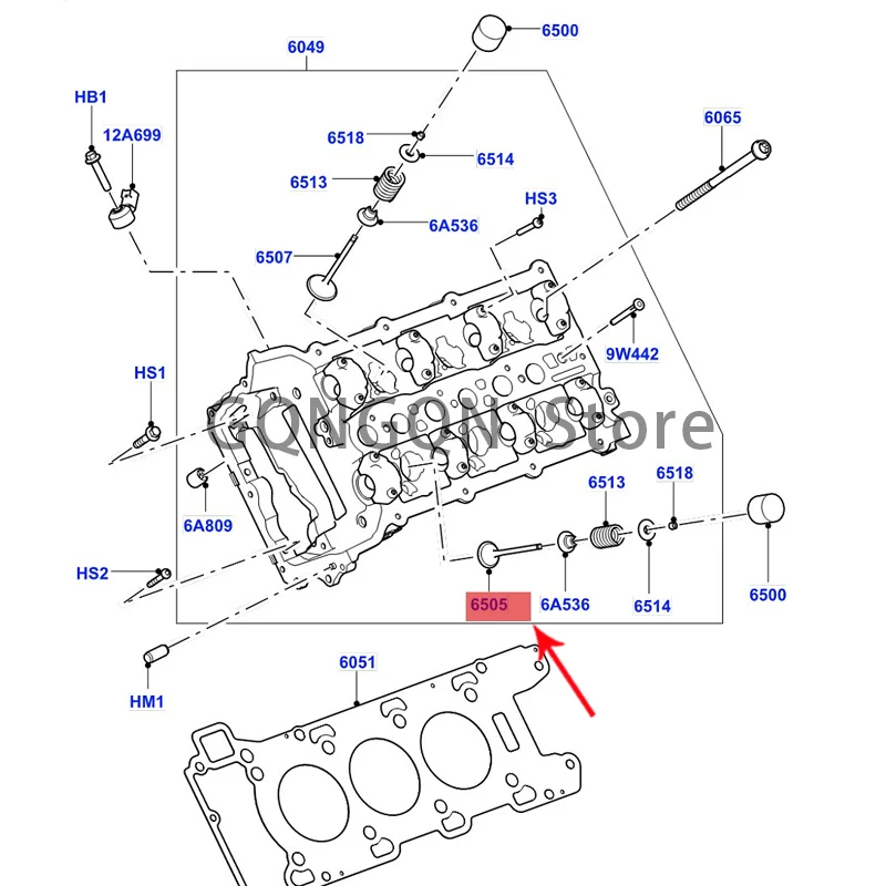 

CAR exhaust valve 2010-2021lan dro ve rdi sco ver y4r ang ero ve rra nge rov ers por tra nge rov erv el ar valve-exhaust exhaust