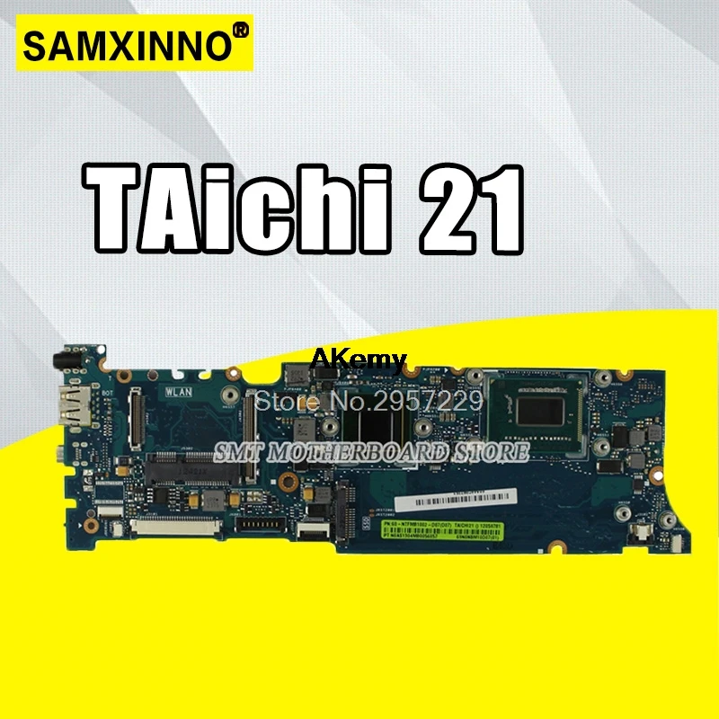 Для For Asus Taichi 21 с i7 3517u CPU на плате 90R NTFMB1500Y 60 NTFMB1501 материнская плата для ноутбука 100%