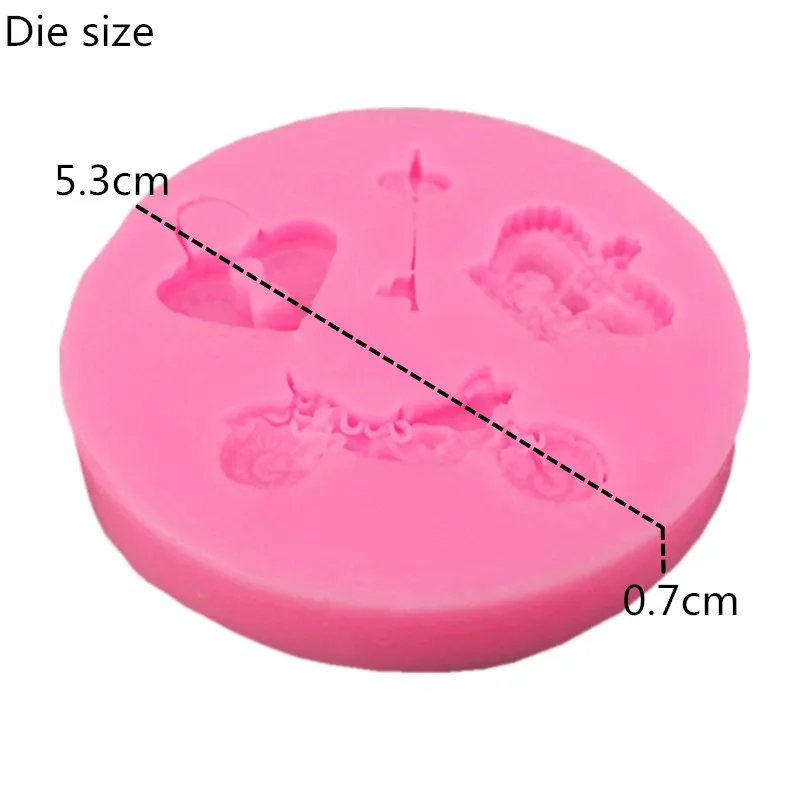 Сделай сам Мотоцикл Ключ Корона любовь замок форма кухонный инструмент для