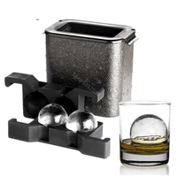crystal clear ice ball maker ice ball spherical whiskey tray mould ice cream party ice cube mold