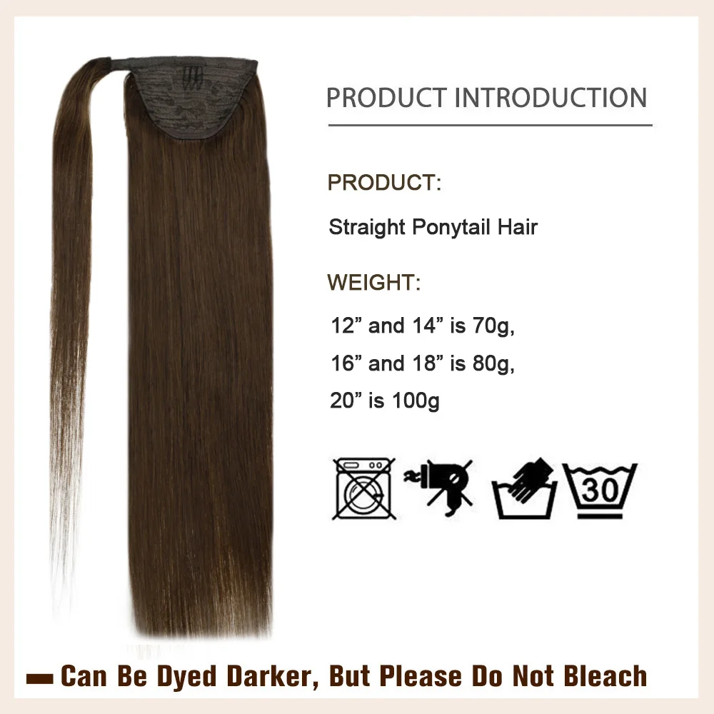 Полный блеск обертывание конский хвост для наращивания сплошной цвет клип в