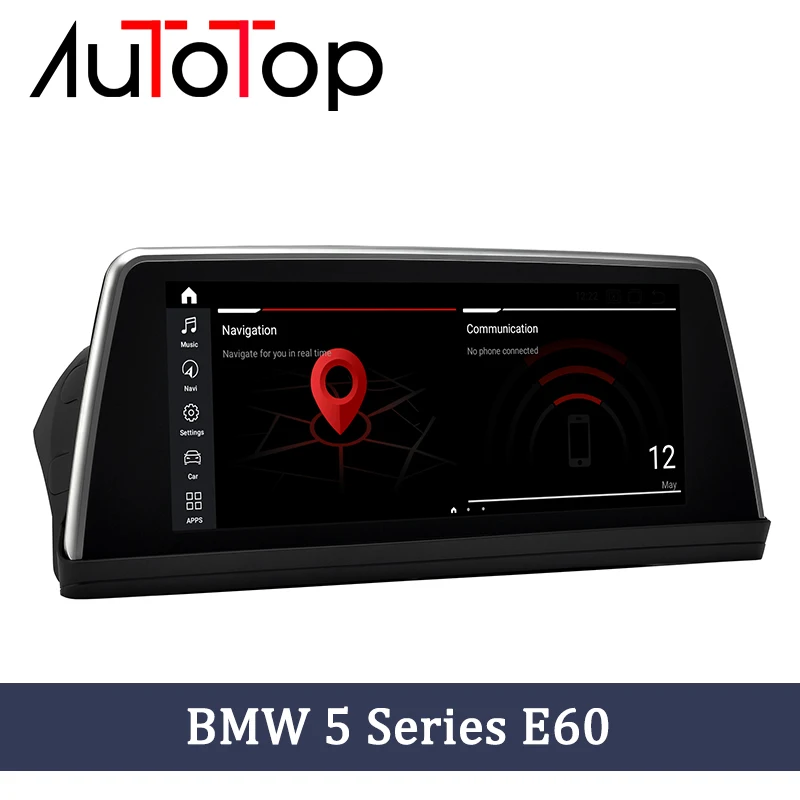 Автомобильный мультимедийный плеер AUTOTOP автомагнитола Qualcomm 10 25 &quotBMW E60 радио