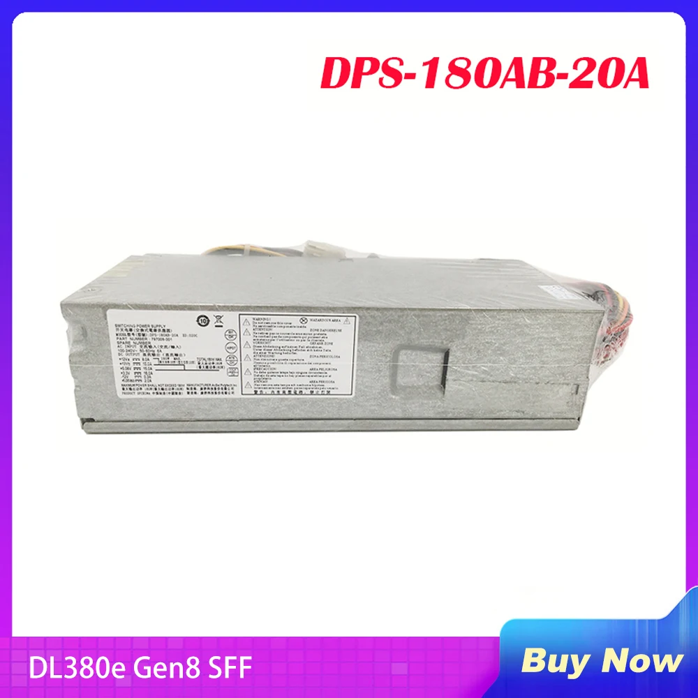 

Power Supply For HP DL380e Gen8 SFF 180W 848050-003 797009-001 DPS-180AB-20A DPS-220AB-6A D10-220P PCA322