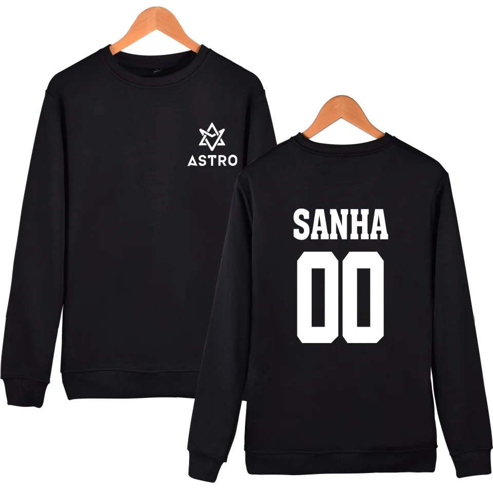 Толстовки с капюшоном и принтом звезд группы Kpop ASTRO толстовка в стиле Харадзюку