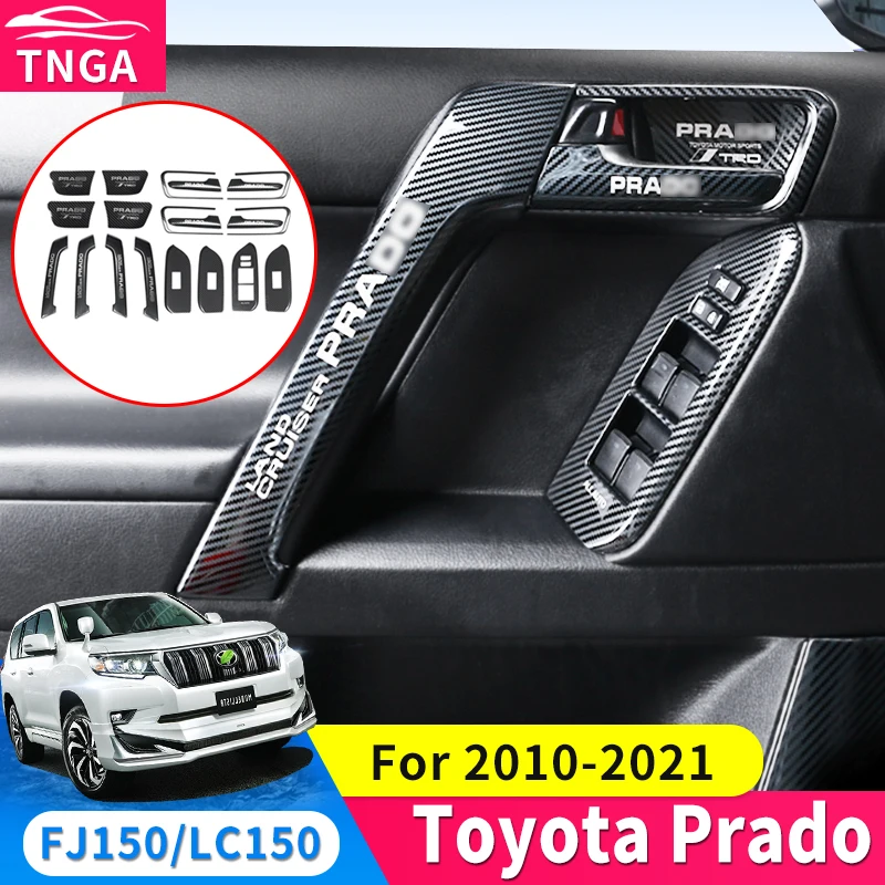 Для Toyota Land Cruiser Prado 150 текстура из углеродного волокна Модифицированная