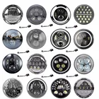 7-дюймовый светодиодный головной свет Halo DRL светильник для мотоциклов Род FatBob наследие Softail Тонкий Делюкс переключатель дорога король мотоцикл