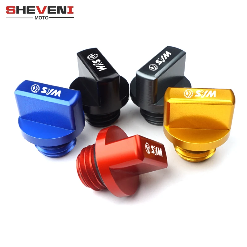 

For SYM Maxsym 400i 600i 400 600 Motorcycle Accessories CNC Aluminum Engine Oil Filter Cup Plug Cover Magnetic Oil Drainer screw