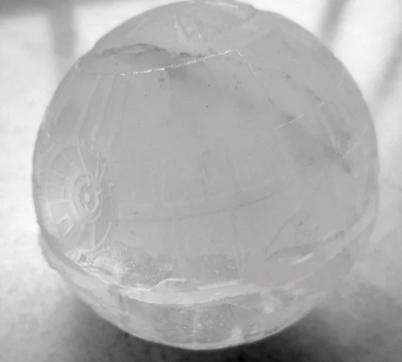 Силиконовые CakeTools войны Звезда смерти круглая форма для льда лоток пустыня Сфера