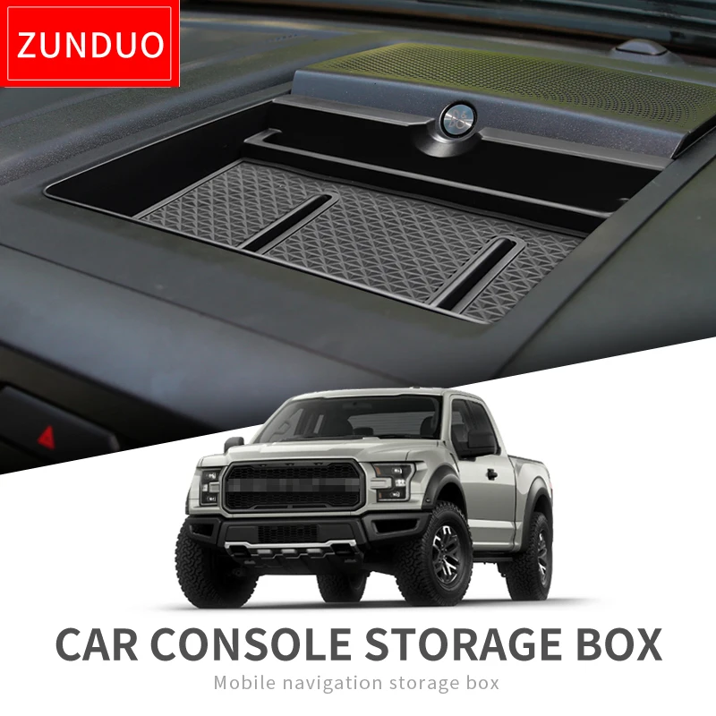 ZUNDUO приборной панели автомобиля коробка для хранения Ford F150 F 150 Raptor 2015 ~ 2019