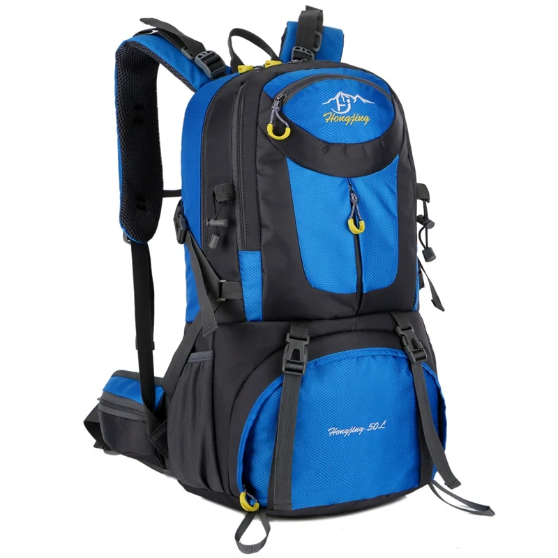 Sky Blue 40/50/60L большой Ёмкость Пеший Туризм рюкзак Для мужчин Для женщин уличные горные ботинки для скалолазания, спортивный рюкзак, рюкзак для отдыха и путешествий - Цвет: Sky Blue