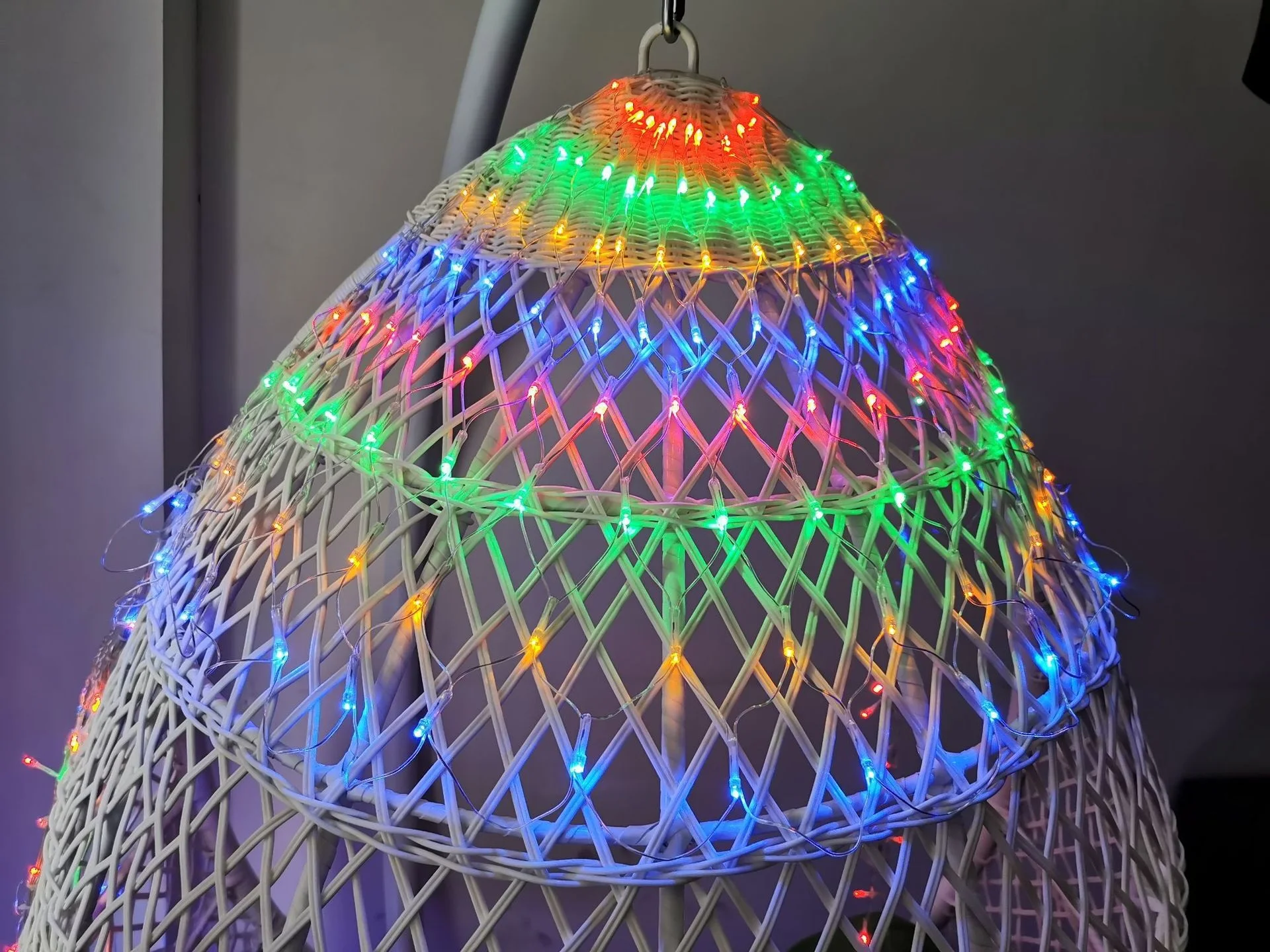 

472LED 8 Lighting Modes 3 Peacock Mesh Net String Lights EU Plug Fairy Lamp Garland for Wedding Christmas New Year Party