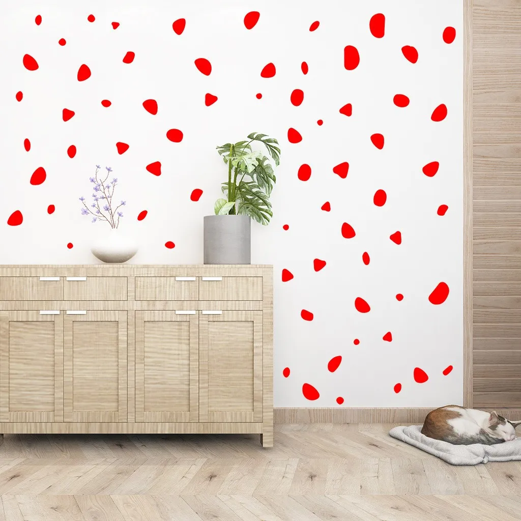 MINI Hand Drawn Speckle Wall Decals Nursery Decor Modern Irregular Spots Vinyl Art Sticker Home Baby Room Decoration Z0604 | Дом и сад
