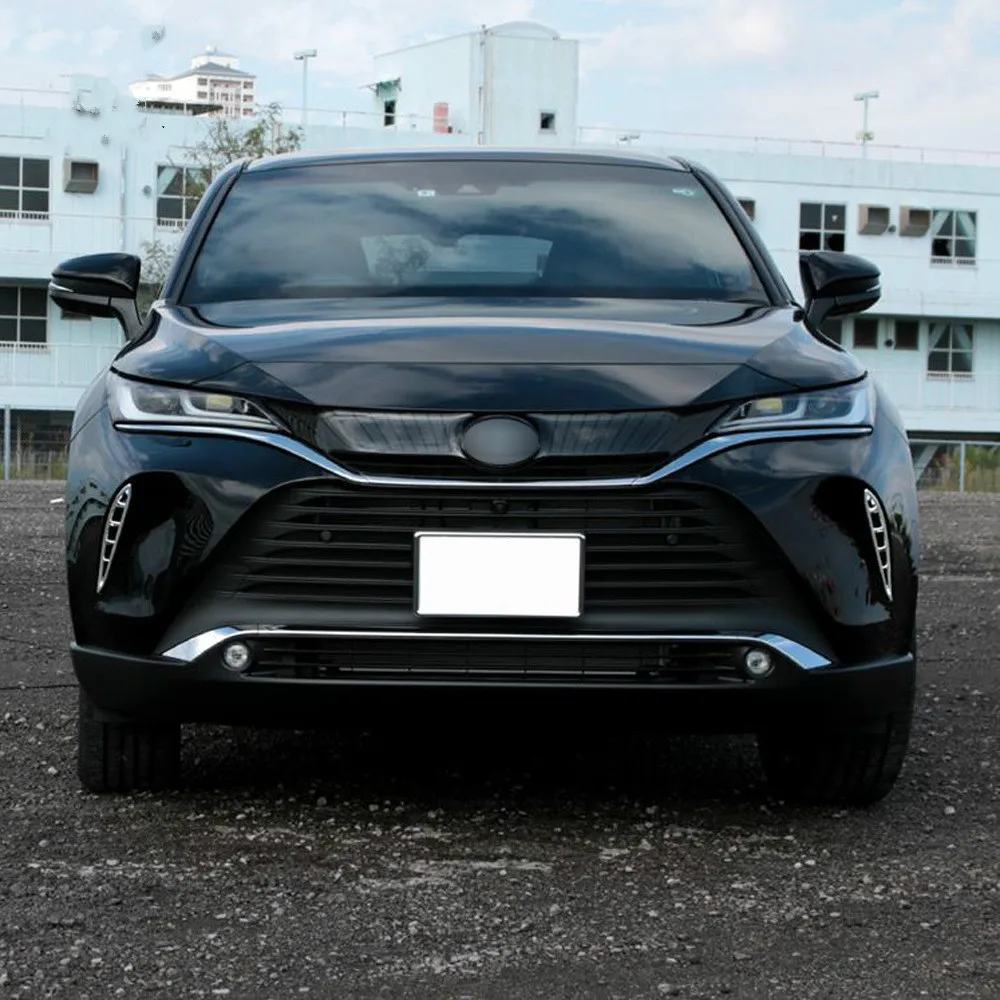 

Exterior Accessories For 2020 2021 Toyota Harrier Venza Front Head Fog Lamp Cover Trim Chrome Styling