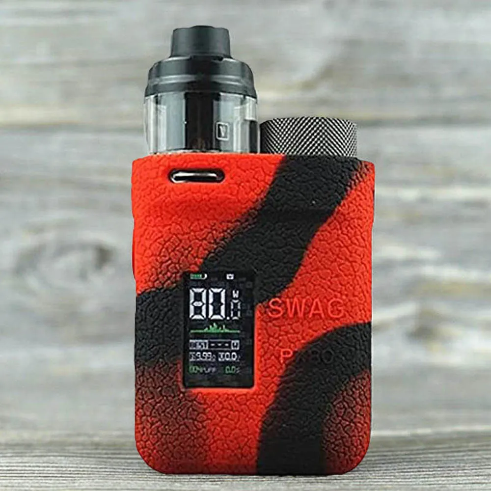 Текстурный чехол для Vaporesso Swag PX80 80 Вт резиновый силиконовый защитный гелевый