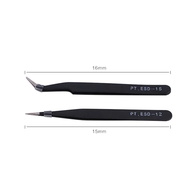 

Eyelash Extension Tweezers Makeup Stainless Steel Non-magnetic Pincet False Eyelash Tweezers Curved Straight Tweezer Stainless