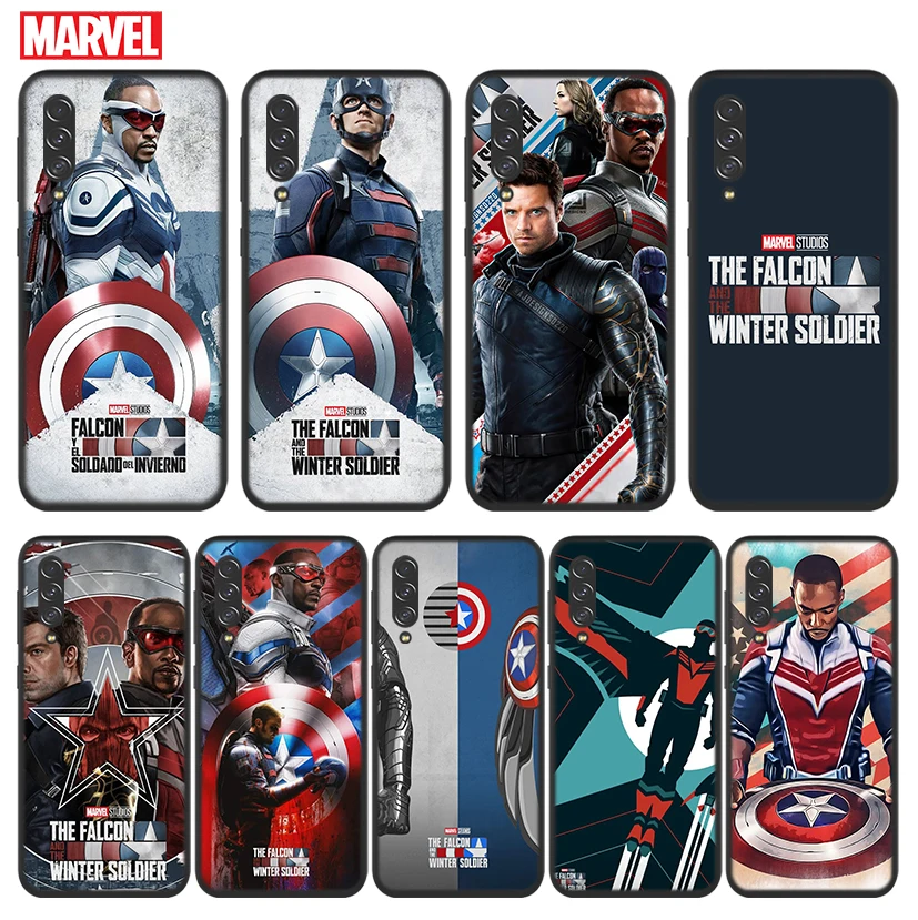 

The Falcon and the Winter Soldier For Samsung Galaxy A90 A80 A70S A60 A50S A40S A30S A20E A10S A2 Core 5G Black Soft Phone Case