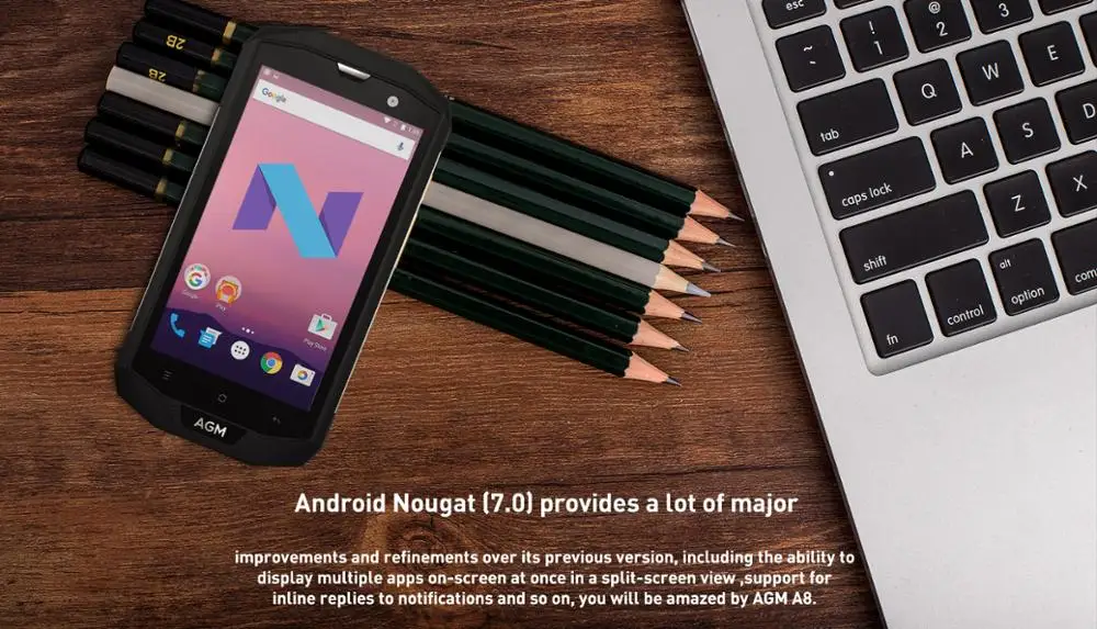 AGM A8 Android 7,0 5,0 дюймов прочный смартфон 3 ГБ ОЗУ 32 Гб ПЗУ 13,0 МП IP68 Водонепроницаемый 4050 мАч OTG NFC мобильный телефон