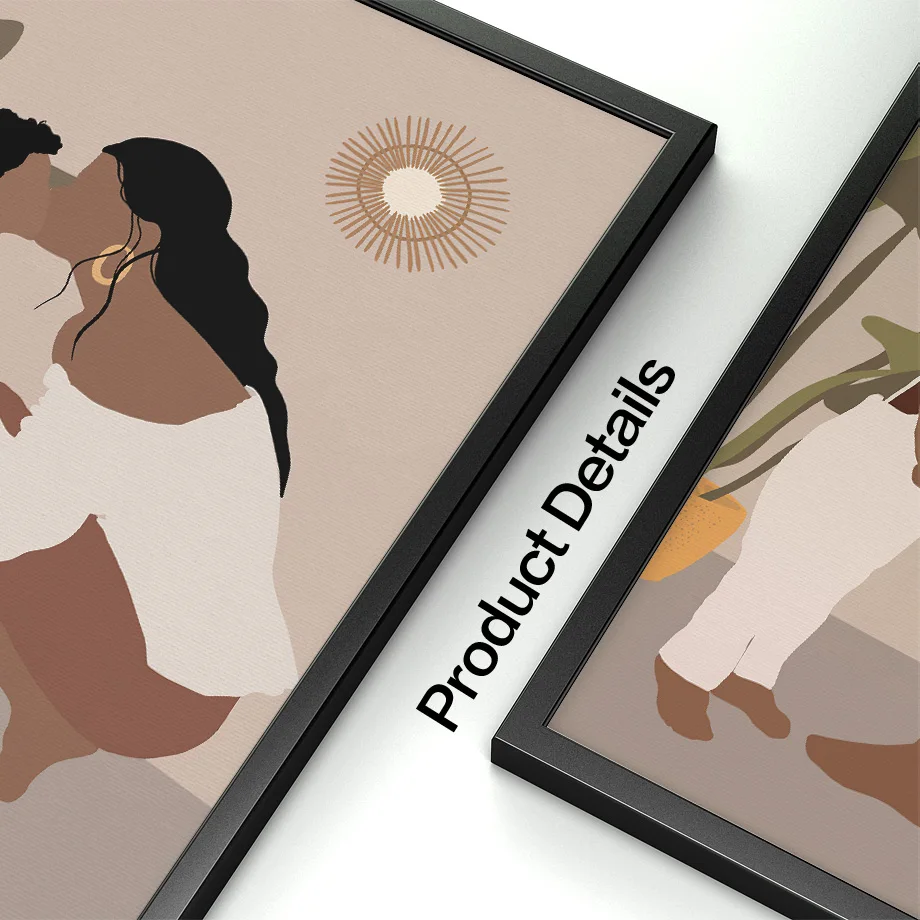 Абстрактные скандинавские плакаты и принты с милой девочкой мамой настенная