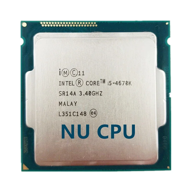 

Intel Core i5-4670K i5 4670K I5 4670 K 3.4 GHz Quad-Core Quad-Thread 84W 6M CPU Processor LGA 1150