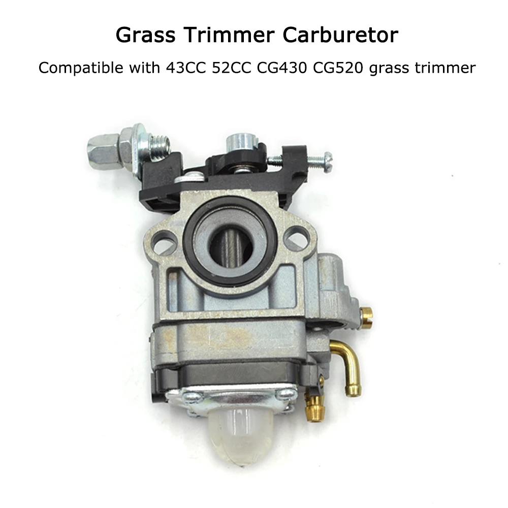 Высококачественный Прочный карбюратор для триммера травы 43CC 52CC CG430 CG520 запасные