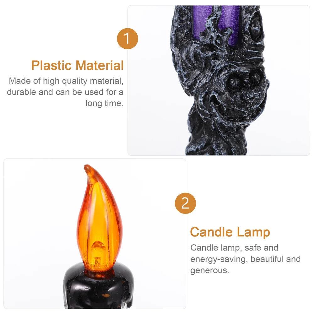 

2pcs Flameless Candle Light Hand Candle Lights Decorative Lamps