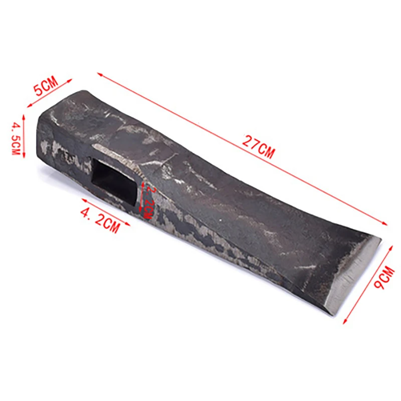 

3 кг стальной кованый сверхмощный топор, искусственный топор, вырубка деревьев, уличный топор для дрова