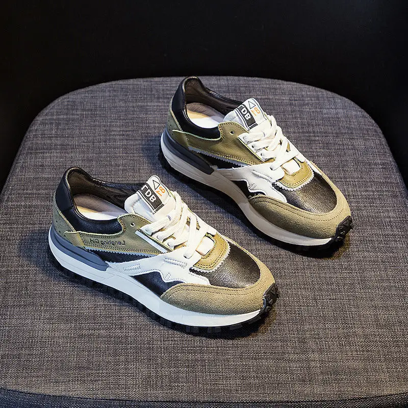 

Shoes Women Spring and Autumn 2021 New Hot Style Ins Tide Net Red Sports Shoes Wild Thick-soled Korean Casual Shoes Women