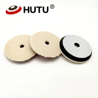 hutu 5inch japan wool polishing pad car headlights polishing wollen protective heavy cutting grinding pad for daro polishier