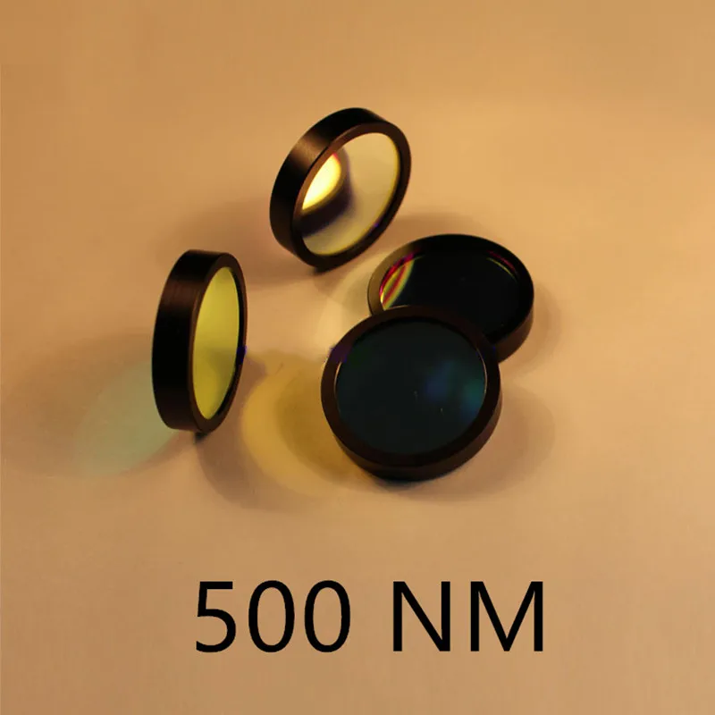 500 нм узкий ленточный фильтр Цветной производитель прямой поддержки обработки