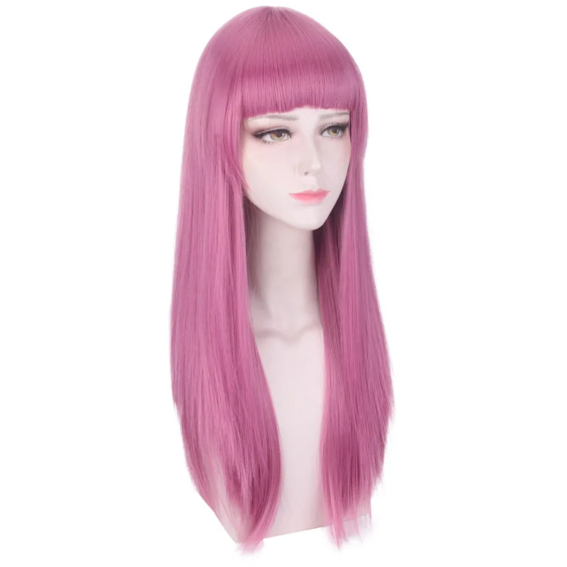 Пурпурный длинный парик для косплея из фильма Descendants 2 Mal аксессуары костюма на