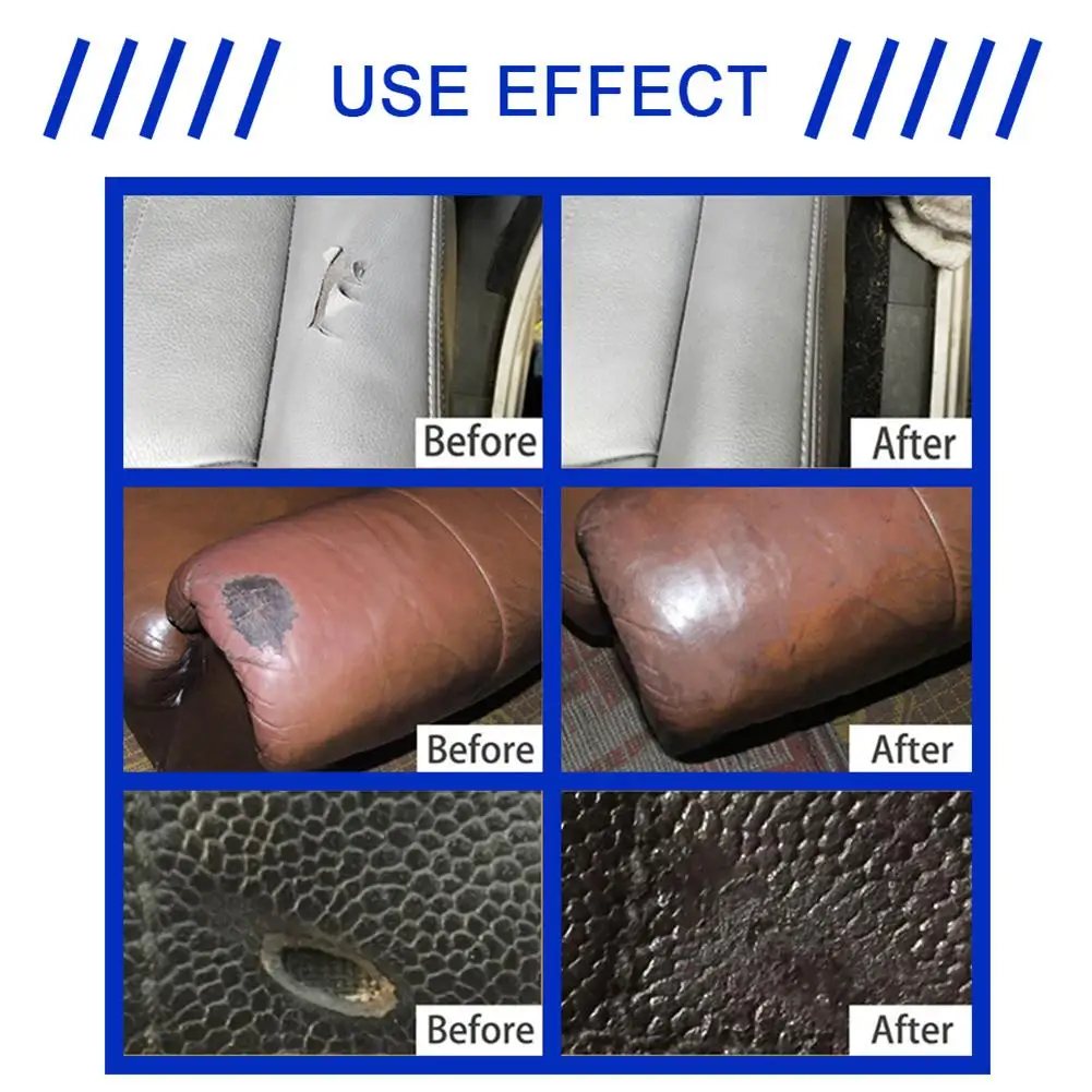 Набор для ремонта кожи ретрансляционный бальзам кожаные сумки обувь диван