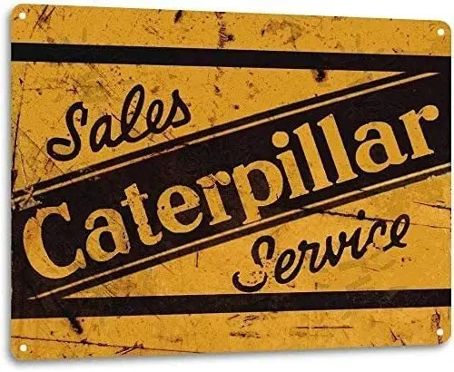 

Kean Caterpillar Vintage Metal Tin Sign Retro Wall Bar Decor 8-Inch by 12-Inch