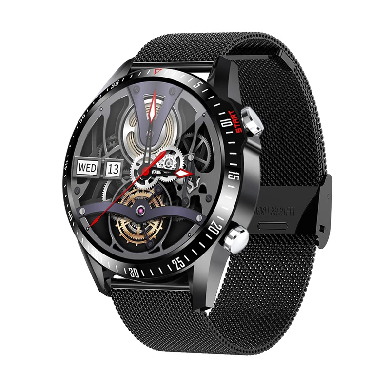 2021 New Women Smart Watch Men 1.28 Full Touch Screen Heart Rate Blood Pressure Bluetooth Call for Android IOS | Электроника