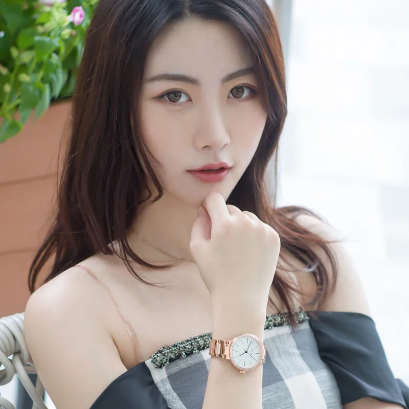 Женские часы со стразами механические Автоматические Роскошные