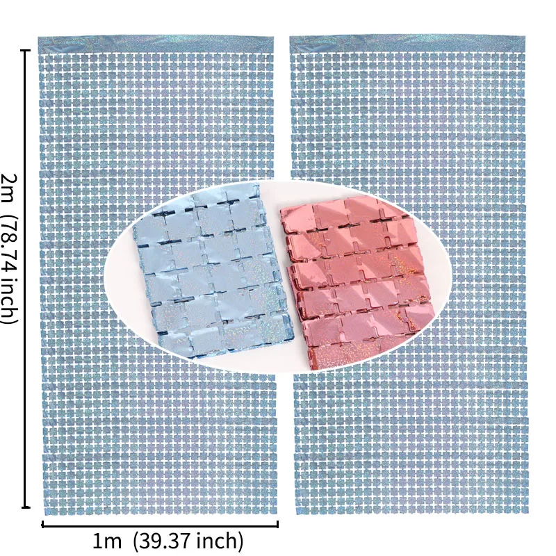 2 м новые свадебные украшения маленькие квадратные девичника декорации на день