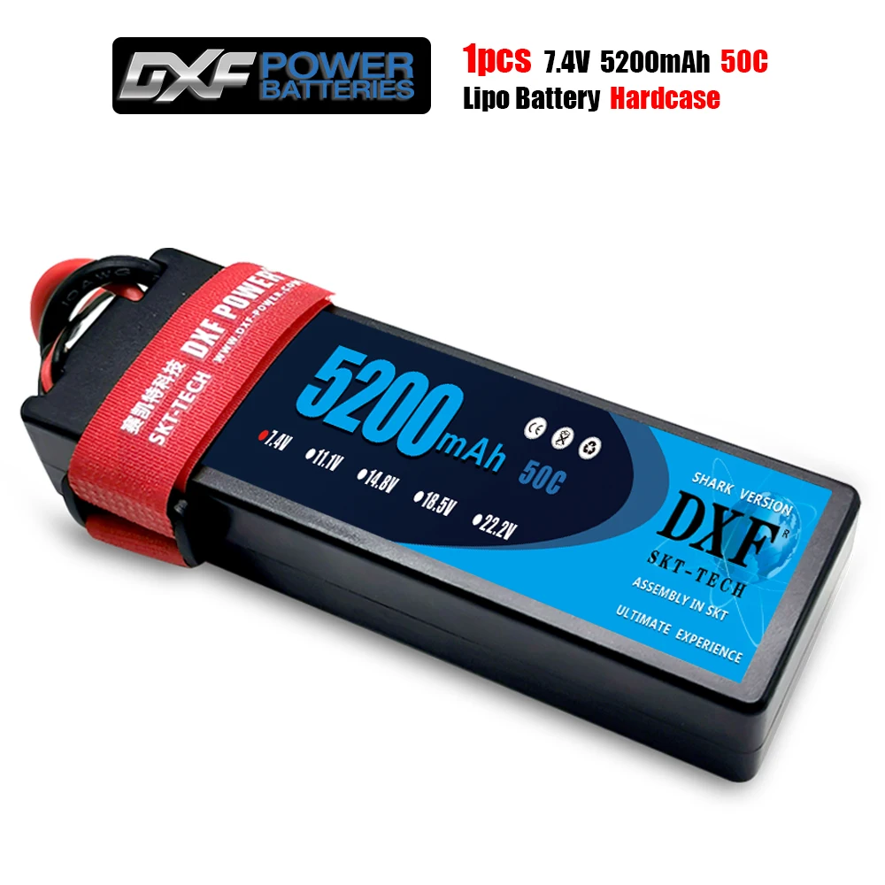 Литий-полимерный аккумулятор DXF 5200 мАч 7 4 В 50C 2S литий-полимерный для