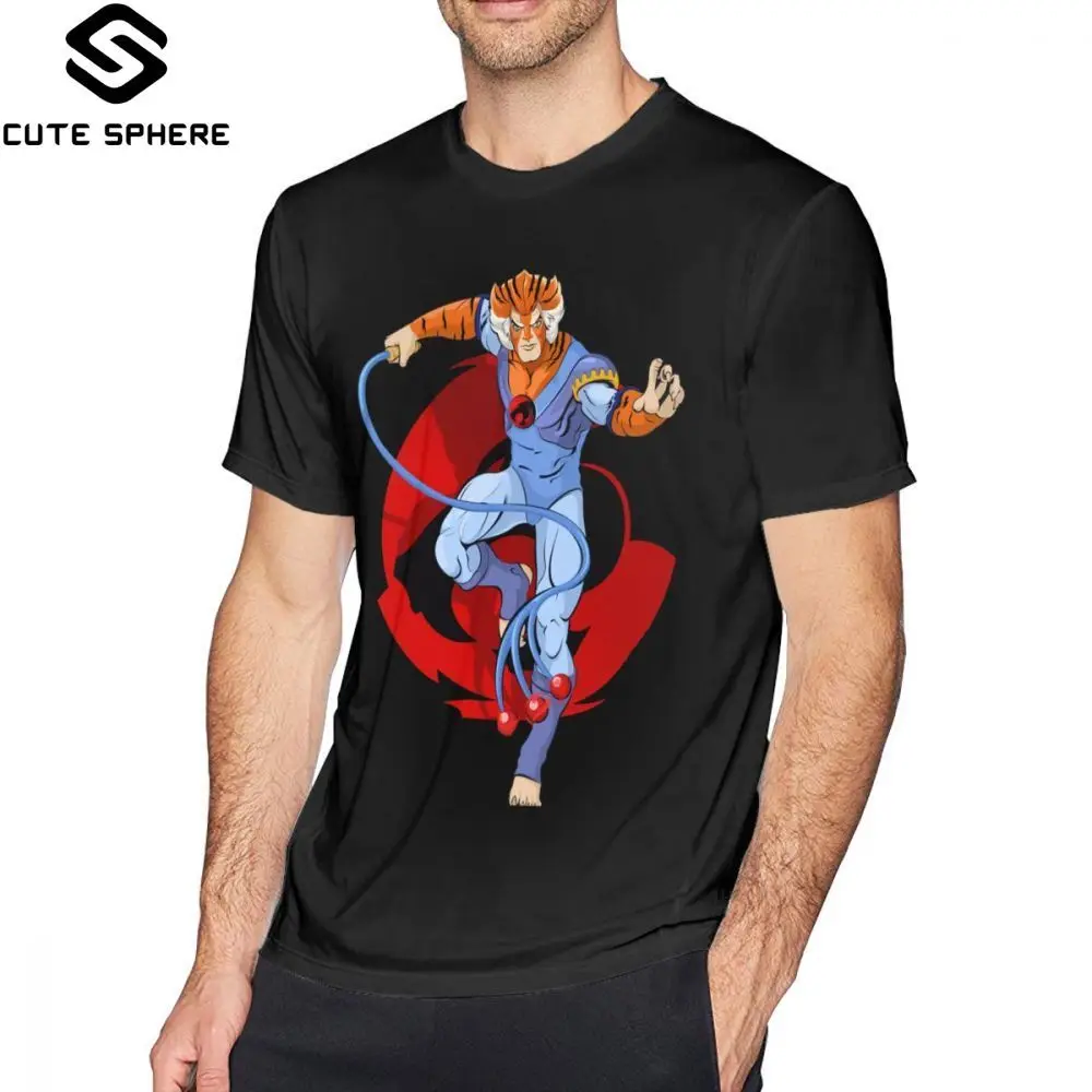 Thundercats футболка Tygra пляжная забавная из хлопка с коротким рукавом для мужчин