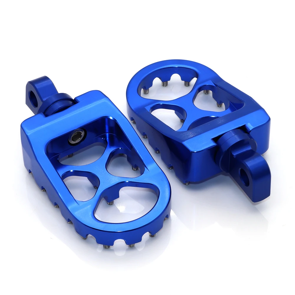 

Motorcycle Foot Pegs Rest Pedal Wide Footpegs Rotating For Harley Dyna Street Bob FXDX Wide Glide FXDLS Softail Sportster 883