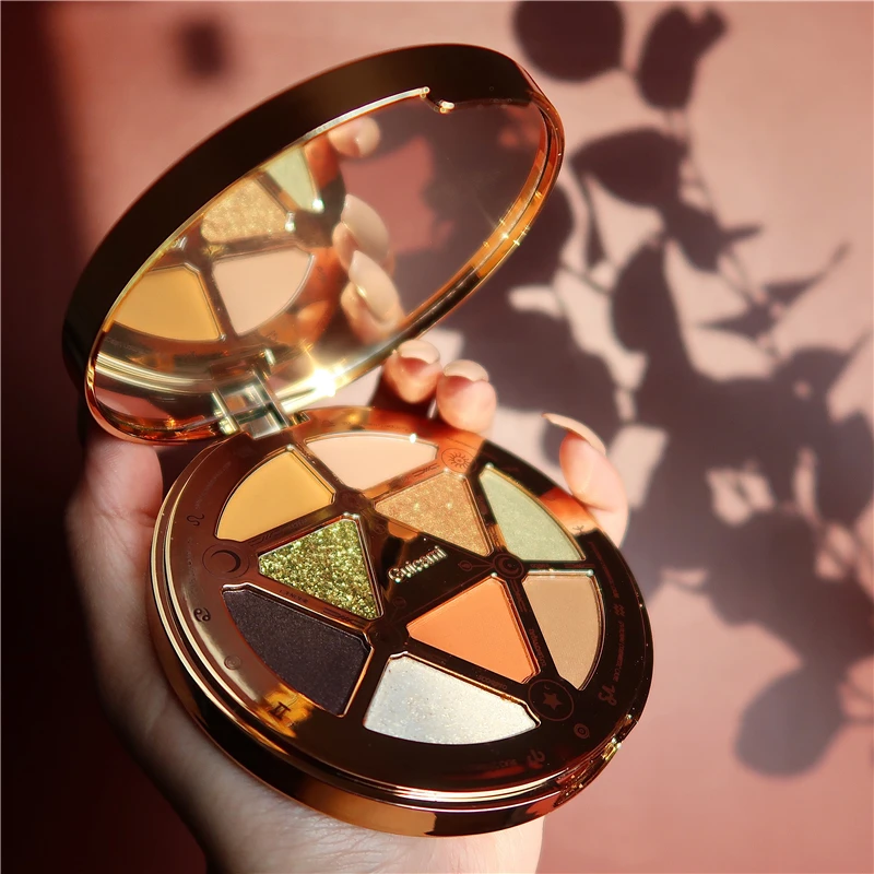 Палитра теней для век с металлическим блеском 9 цветов| |