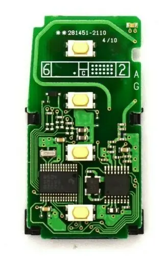 

KEYECU OEM Smart Remote Control Car Key Fob 2 Buttons for Lexus NX300H NX200T NX300 2015 2016 2017 2018 HYQ14FDD 281451-2110 AG