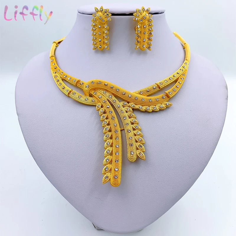 Подарки для женщин Африканские модные Ювелирные наборы банкетное ожерелье