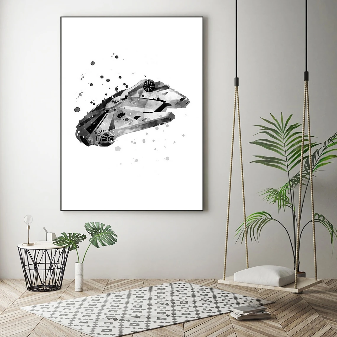 Постер фильма Сокол millселена альтернативные минималистичные художественные