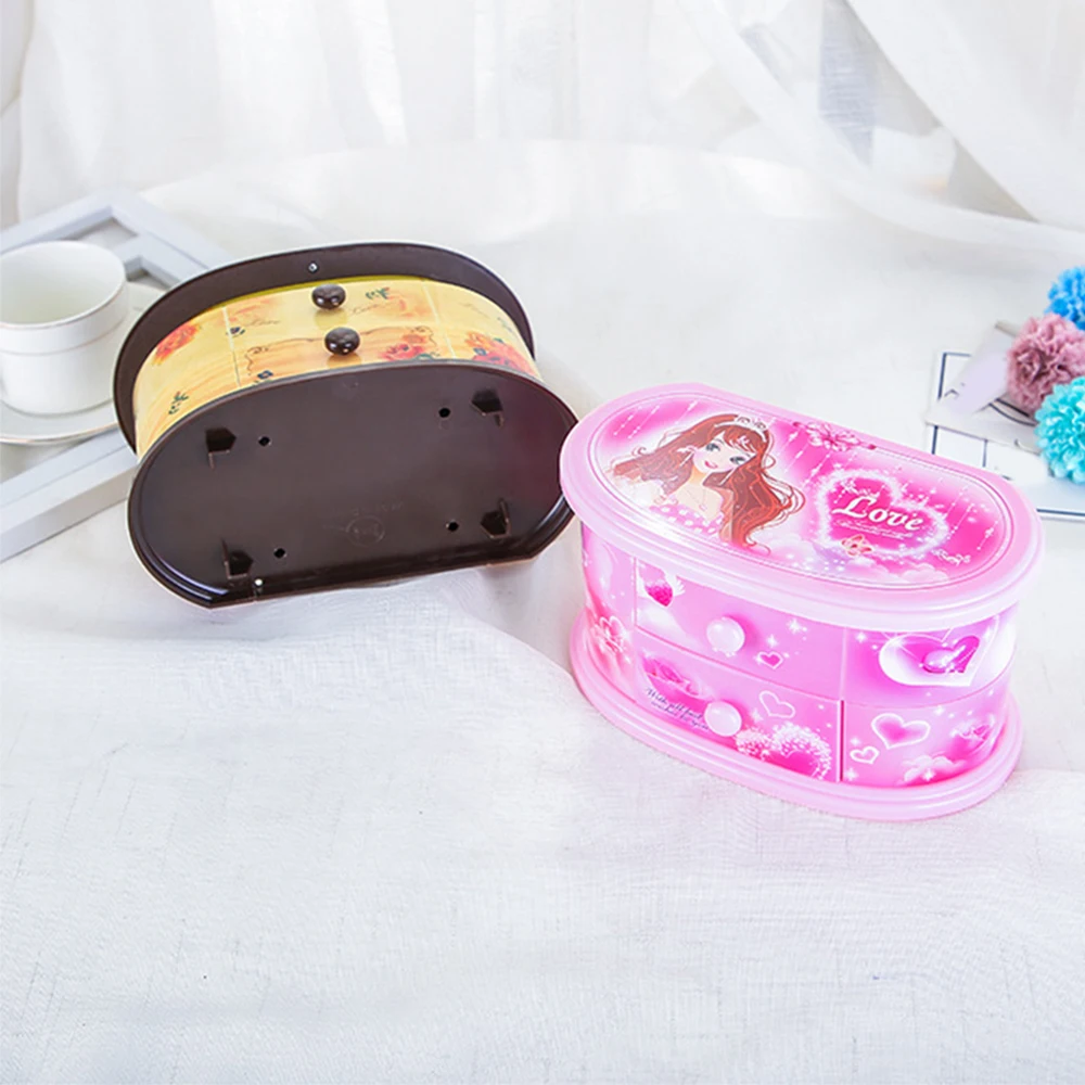 Jewelry Box Storage Music Valentine's Day New Year's Gift with Removable Magnetic Dancer Home Decor Crafts | Дом и сад