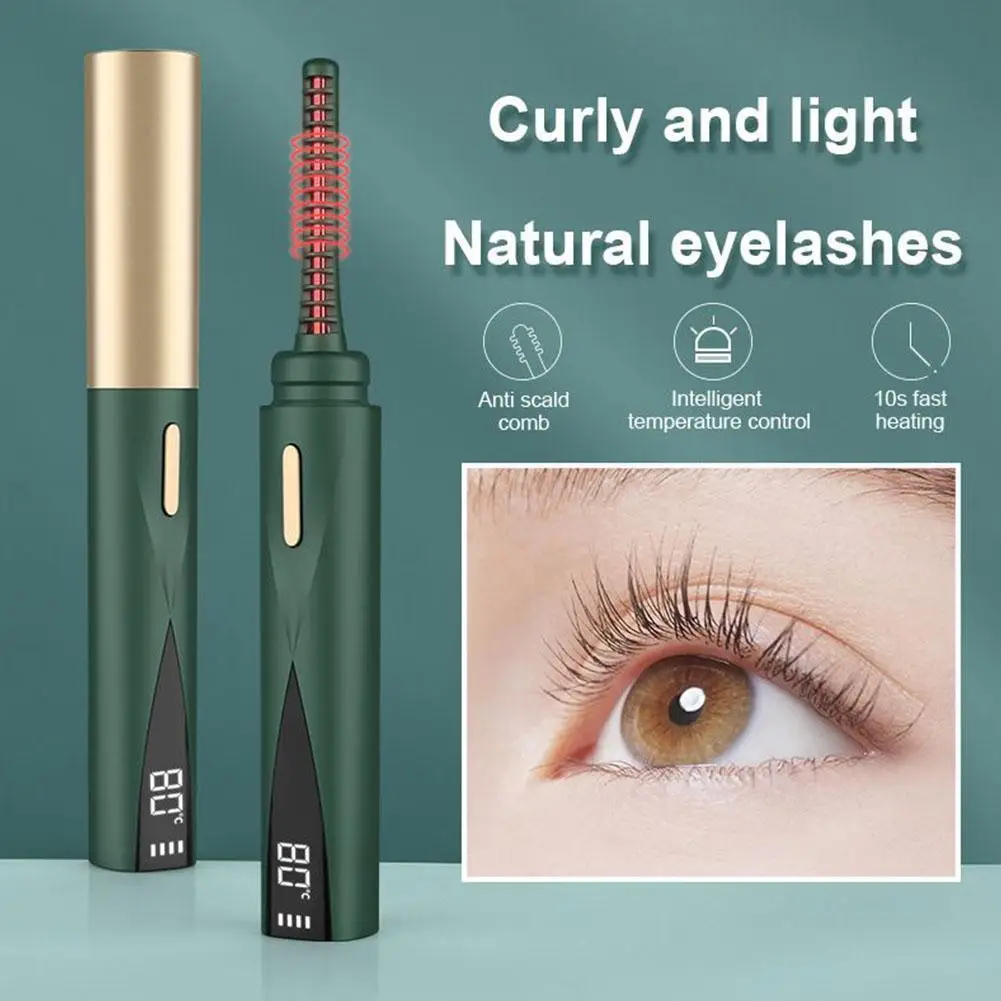 

Electric Heated Eyelash Curler Rechargeable 4-speed Temperature Control Intelligent Make-up For Women Perm Beauty Make-up-tools
